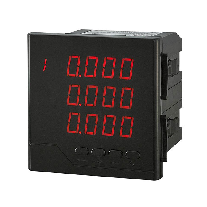 TL900S-A/V 数显三相电流电压表 黑色